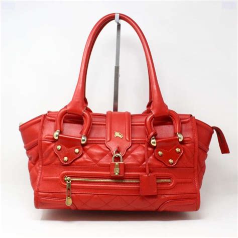 burberry red leather|burberry leather handbags.